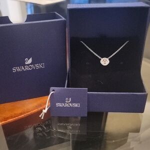 Swarovski Una Angeli  Necklace with Pink Crystal